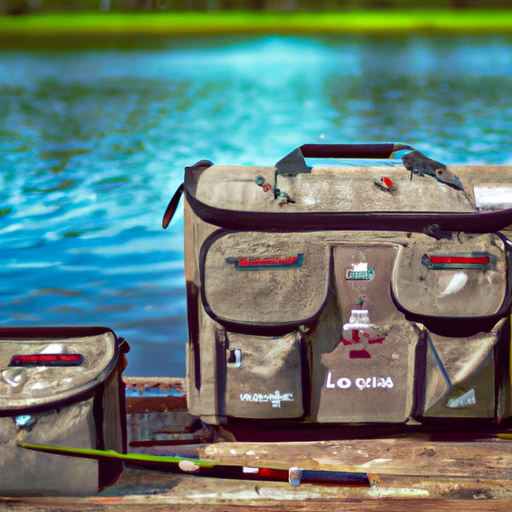 Piscifun Fishing Tackle Bag with Rod  Gear Holder, Lightweight Sling Tackle Storage Bag, Outdoor Fishing Shoulder Pack for Fishing, Hiking, Hunting